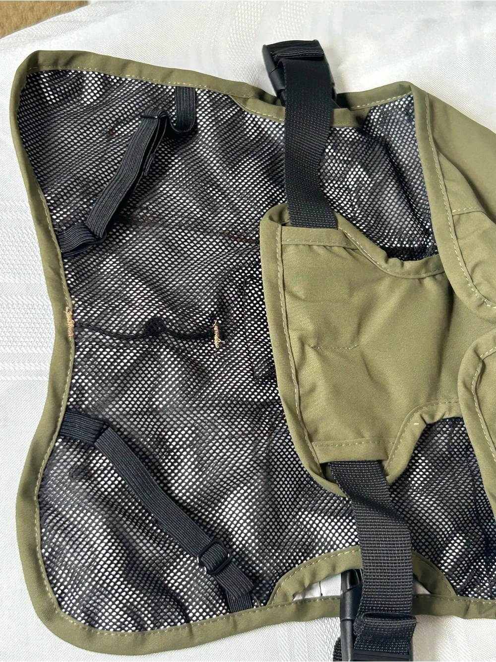 Dog clothes medium sized. Raincoat, water and wind proof, reflective detailing.